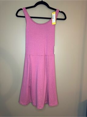 NWT We Wander Girls Active Dress XL 16/18 Pink Crisscross Back Stitch Fix